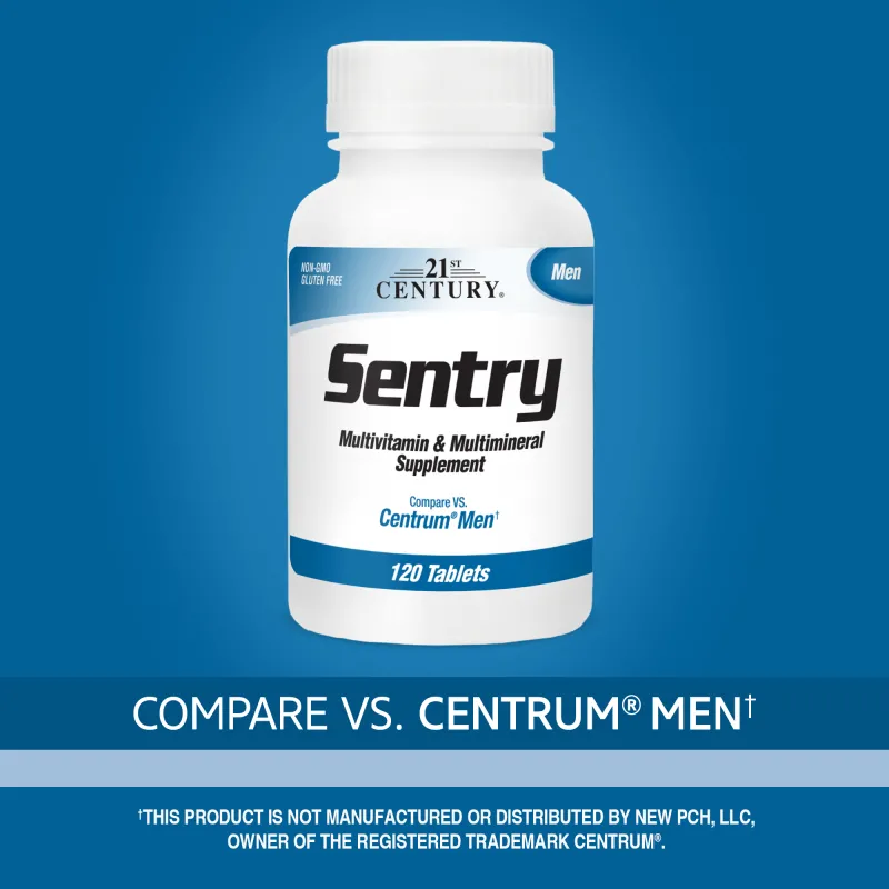 21st Century Sentry Men Multivitamin & Multimineral - Мултивитамини и Мултиминерали за Мъже