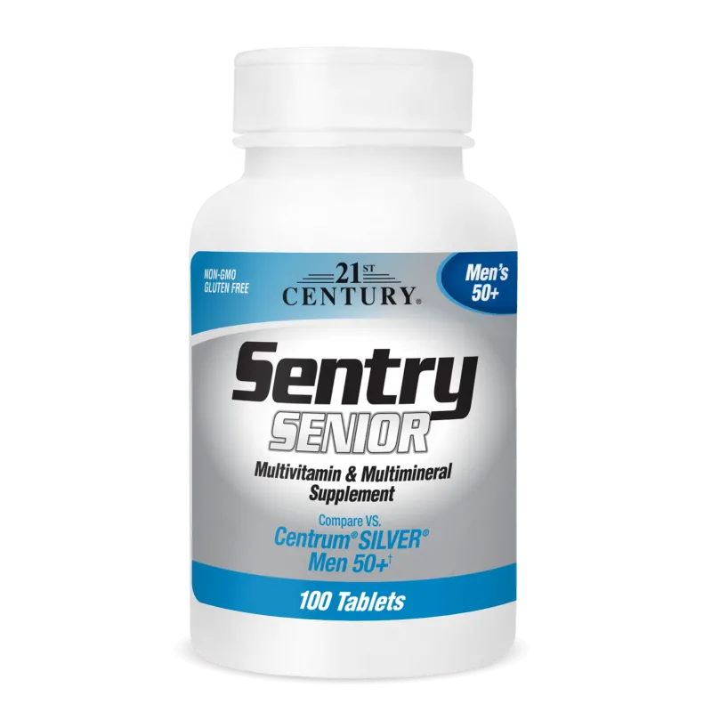 21st Century Sentry Senior Men`s 50+ Multivitamin & Multimineral - Мултивитамини и Мултиминерали за