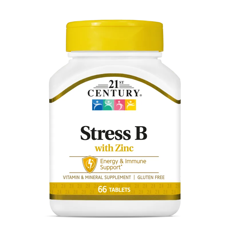 21st Century Stress B with Zinc - Формула за Успокоение