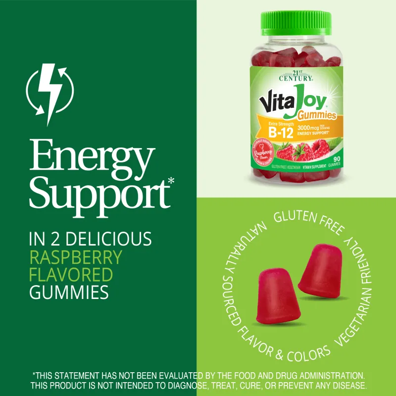 21st Century VitaJoy B-12 3000mcg Gummies - Витамин B-12