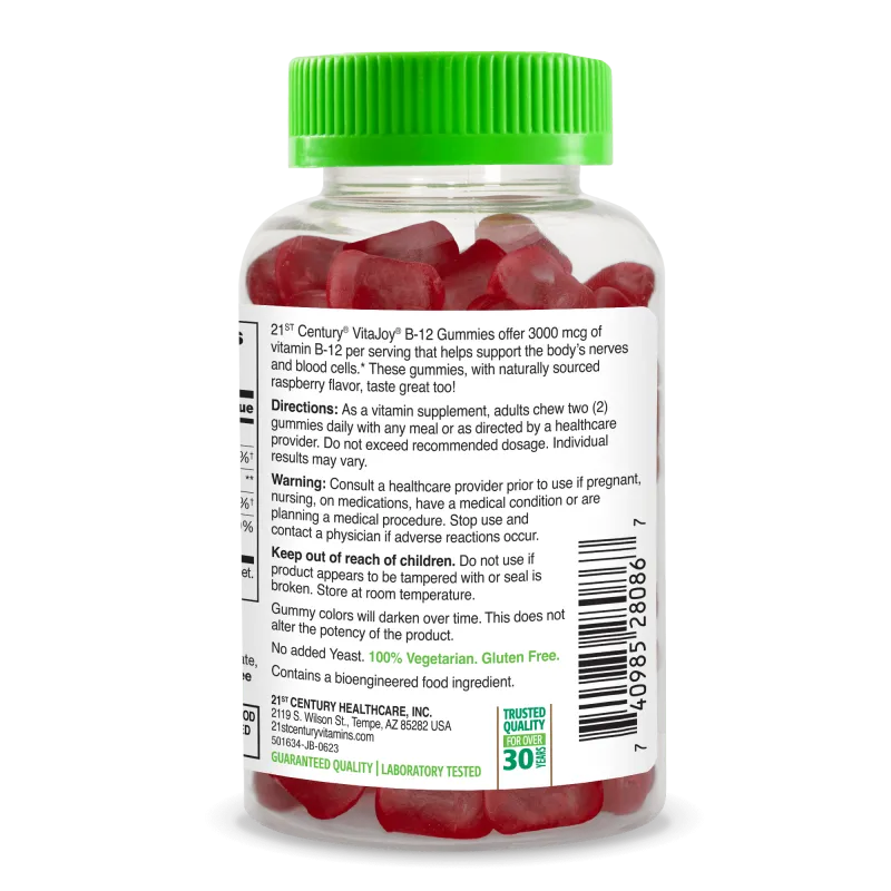 21st Century VitaJoy B-12 3000mcg Gummies - Витамин B-12