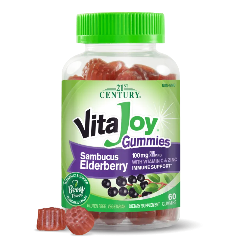 21st Century VitaJoy Sambucus Elderberry Gummies - Самбукус
