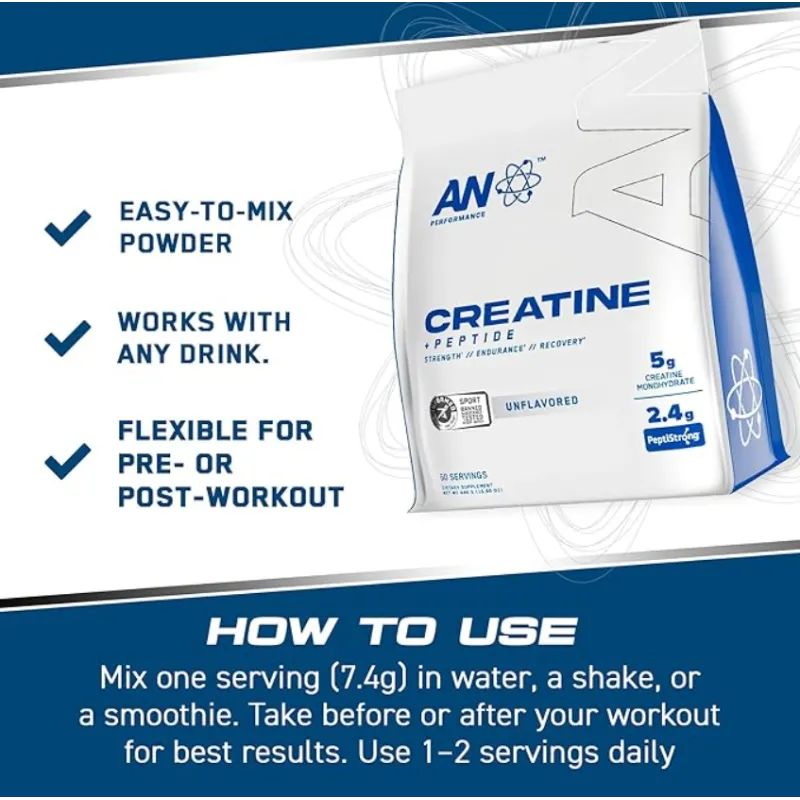 Applied Nutrition Creatine Monohydrate + Peptide - Креатин