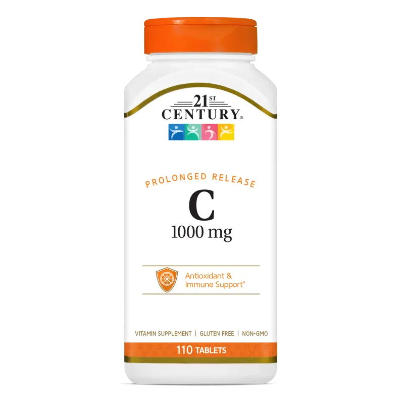 21st Century Vitamin C 1000mg Prolonged Release - Витамин C
