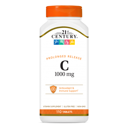 21st Century Vitamin C 1000mg Prolonged Release - Витамин C