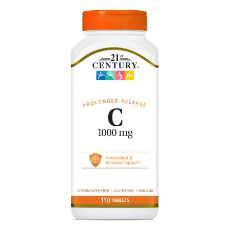 21st Century Vitamin C 1000mg Prolonged Release - Витамин C