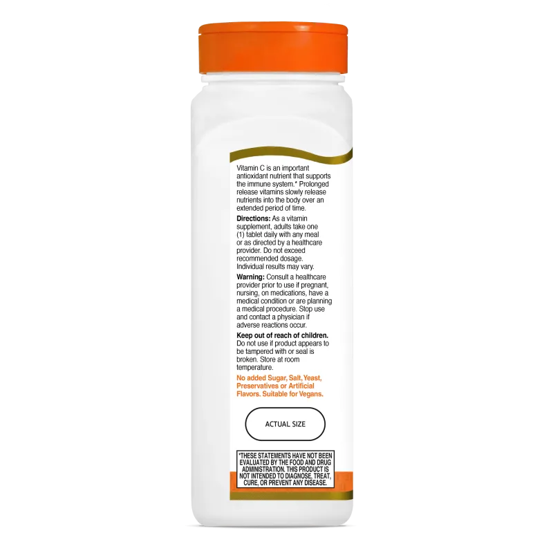 21st Century Vitamin C 1000mg Prolonged Release - Витамин C