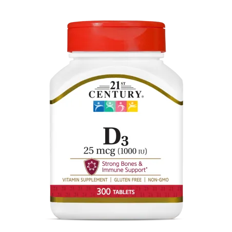 21st Century Vitamin D3 25mcg (1000IU) - Tabs - Витамин D