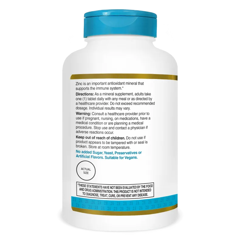 21st Century Zinc Citrate 50mg - Цинк