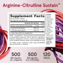 Jarrow Formulas Arginine-Citrulline Sustain™ - Аргинин + Цитрулин