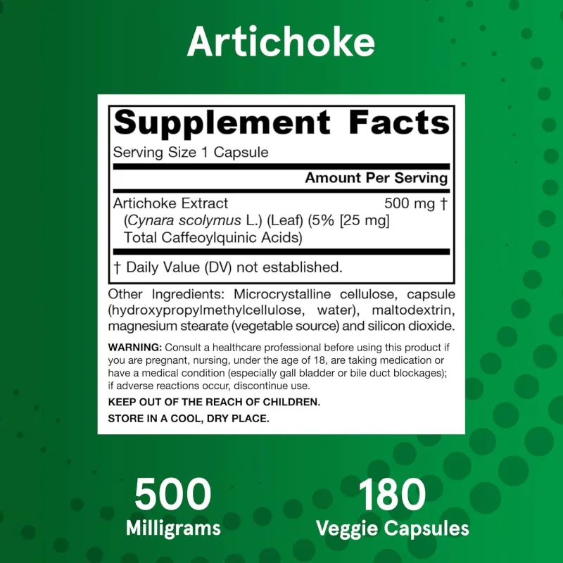 Jarrow Formulas Artichoke 500mg - Екстракт от Артишок