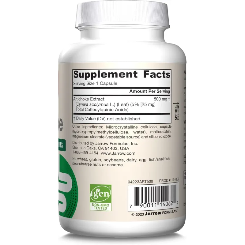 Jarrow Formulas Artichoke 500mg - Екстракт от Артишок