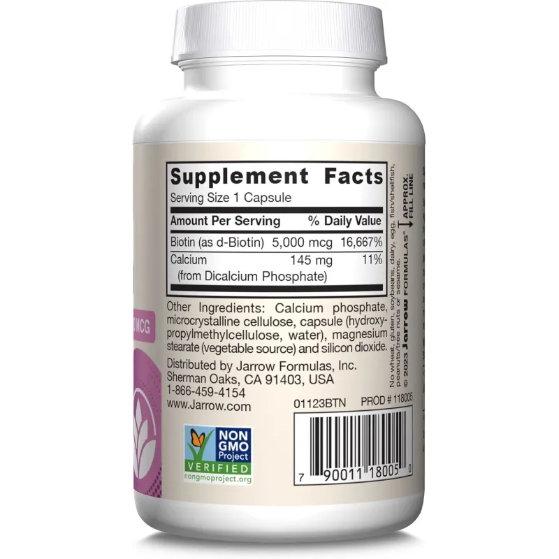 Jarrow Formulas Biotin 5000mcg - Биотин