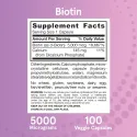 Jarrow Formulas Biotin 5000mcg - Биотин