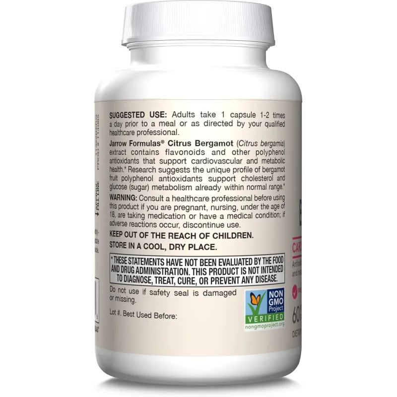 Jarrow Formulas Citrus Bergamot - Цитрус Бергамот