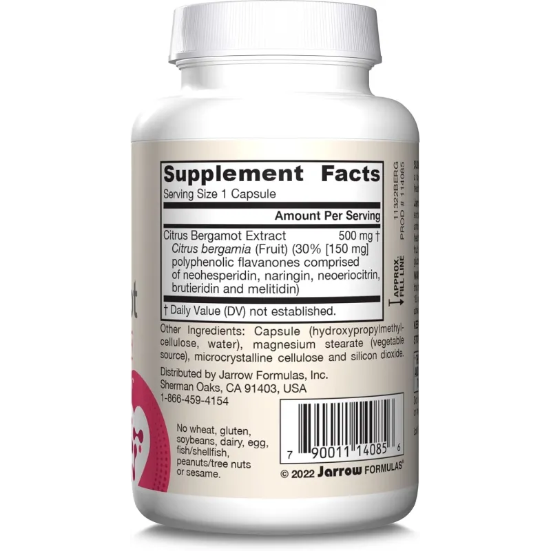 Jarrow Formulas Citrus Bergamot - Цитрус Бергамот