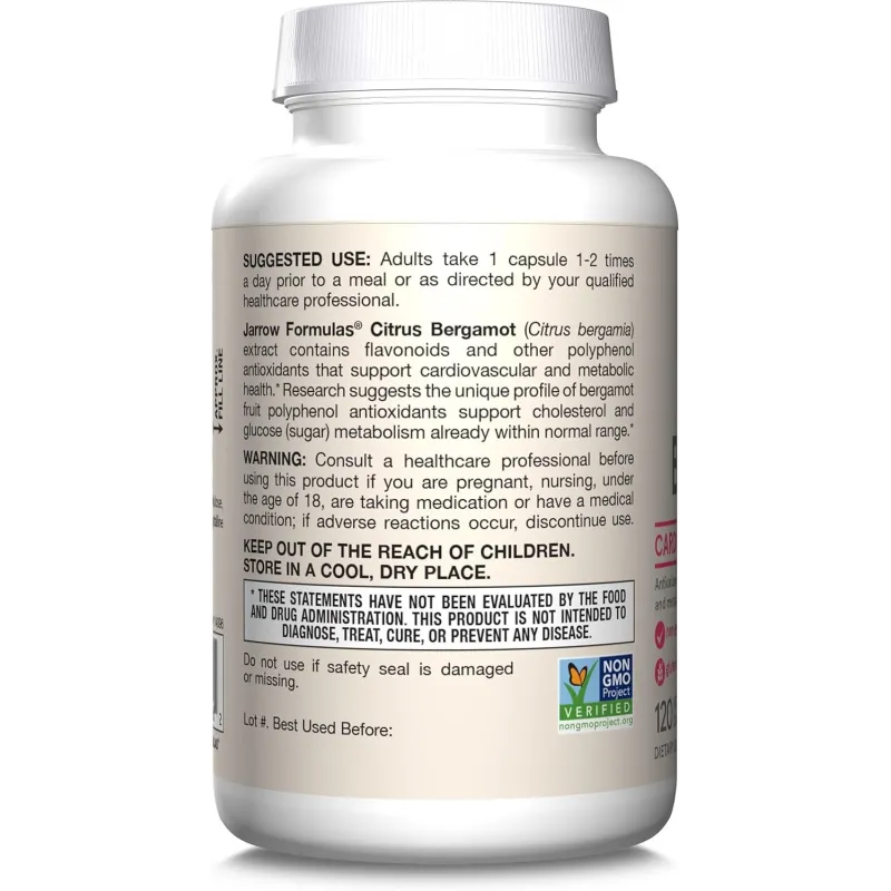 Jarrow Formulas Citrus Bergamot - Цитрус Бергамот