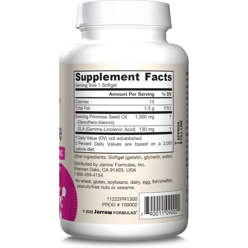 Jarrow Formulas Evening Primrose 1300mg - Вечерна Иглика