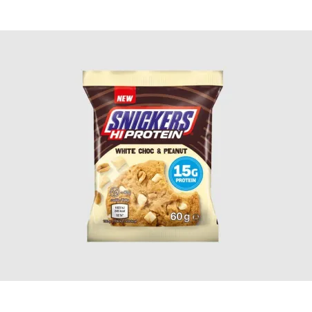 Mars Snickers Hi Protein Cookie - White Chocolate & Peanut - Протеинова Бисквита