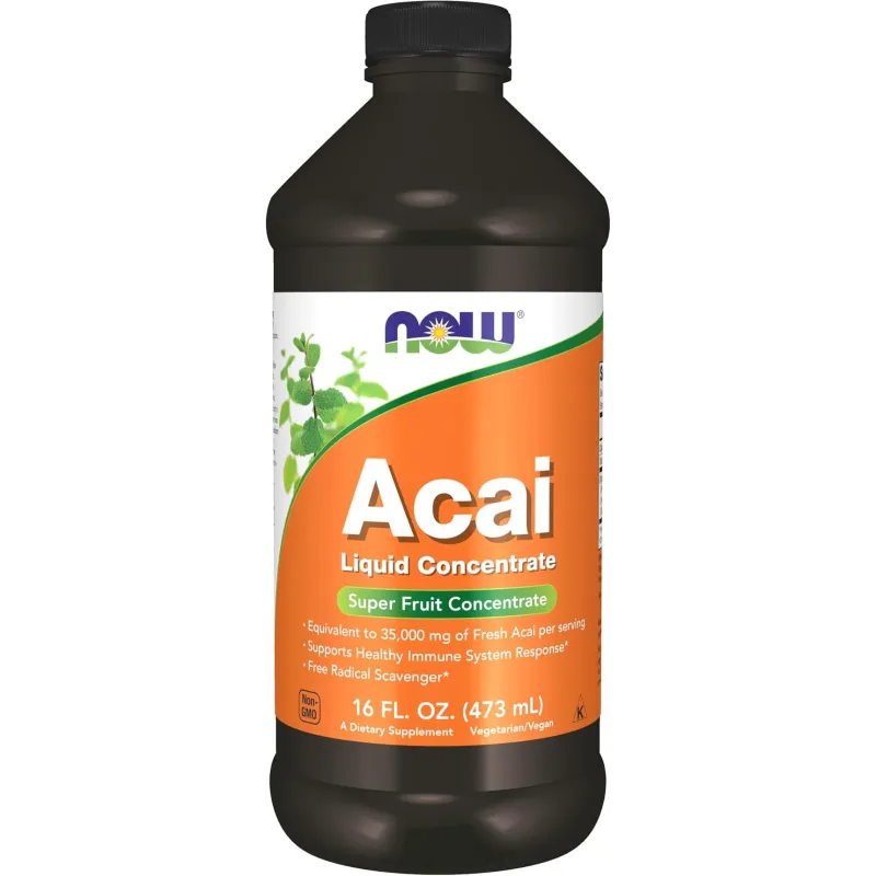 NOW Acai Liquid Concentrate - Течен Акай Бери