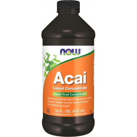 NOW Acai Liquid Concentrate - Течен Акай Бери
