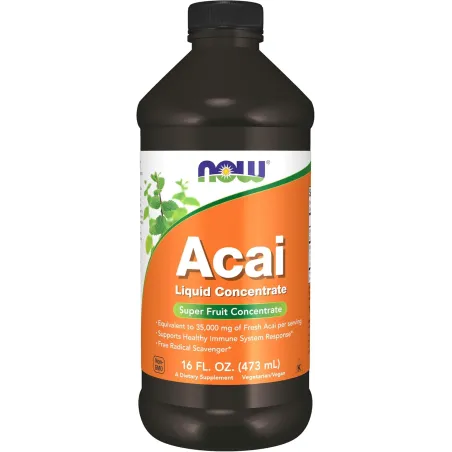 NOW Acai Liquid Concentrate - Течен Акай Бери