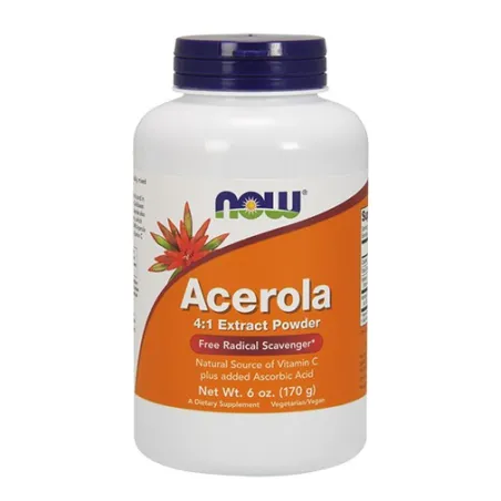 NOW Acerola 4:1 Extract Powder - Ацерола