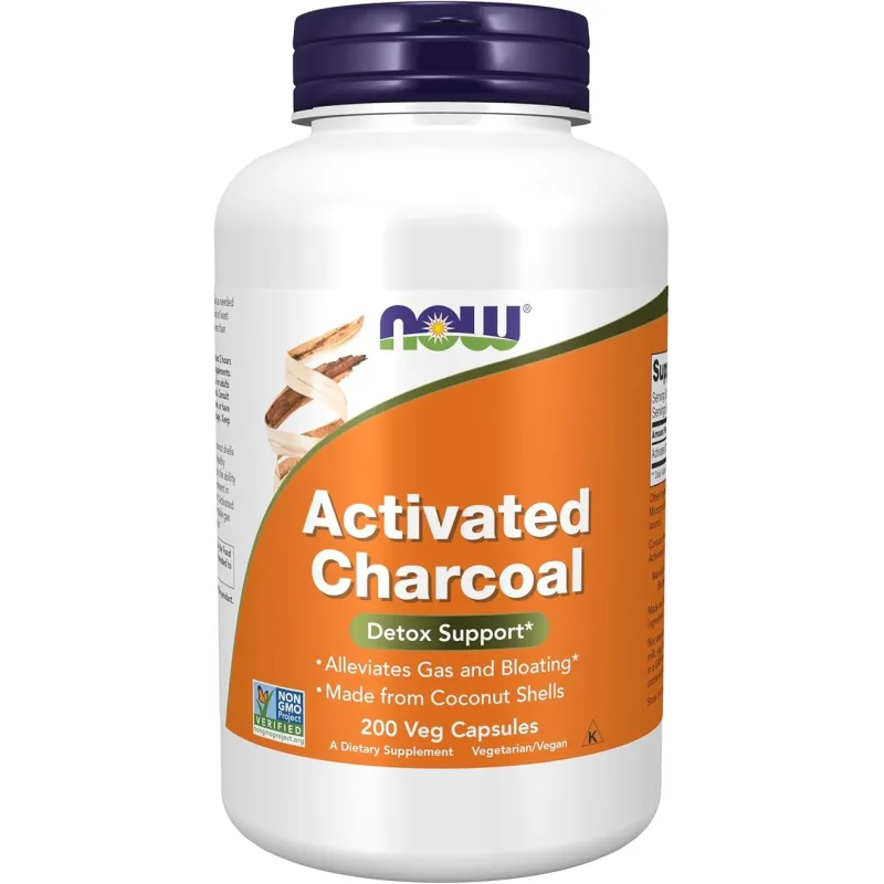 NOW Activated Charcoal - Активен Въглен