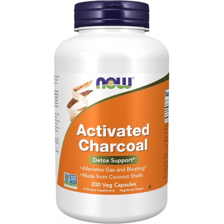 NOW Activated Charcoal - Активен Въглен