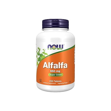 NOW Alfalfa 650mg - Витамини