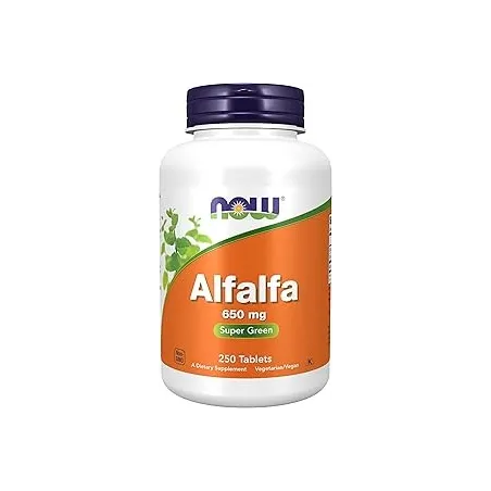 NOW Alfalfa 650mg - Витамини