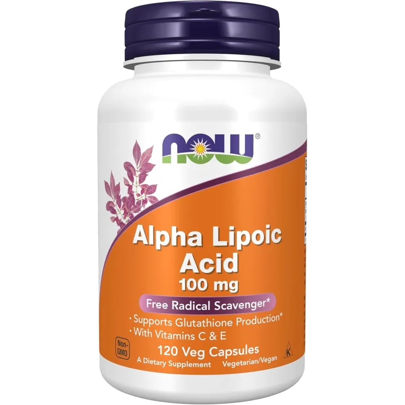 NOW Alpha Lipoic Acid 100mg - Антиоксидант