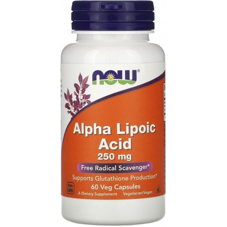 NOW Alpha Lipoic Acid 250mg - Антиоксидант