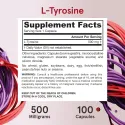 Jarrow Formulas L-Tyrosine 500mg - Тирозин