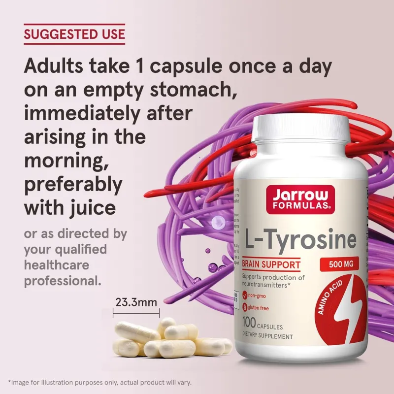 Jarrow Formulas L-Tyrosine 500mg - Тирозин
