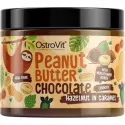 OstroVit Chocolate Peanut Butter with Hazelnut in Caramel Crunchy - Шоколадово Фъстъчено Масло с Леш