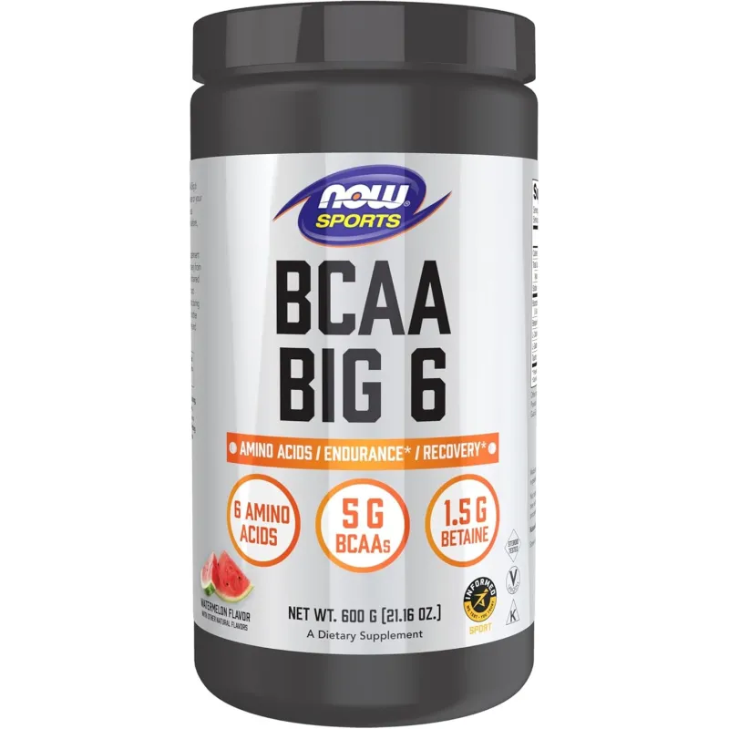 NOW BCAA Big 6 Powder - Аминокиселини