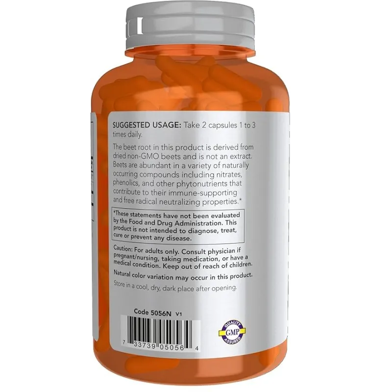 NOW Beet Root 550 mg - Цвекло