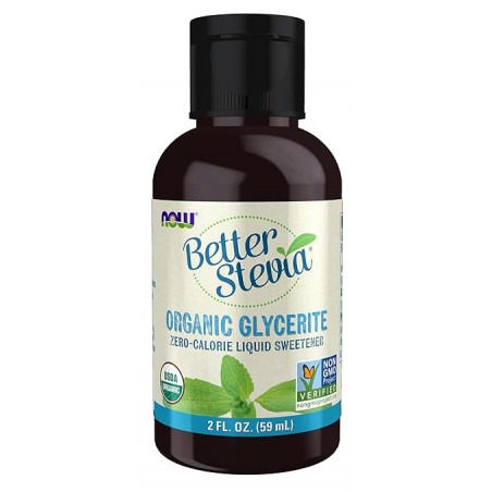 NOW Better Stevia Liquid Glycerite - Стевия