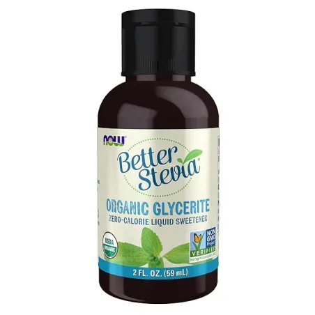 NOW Better Stevia Liquid Glycerite - Стевия