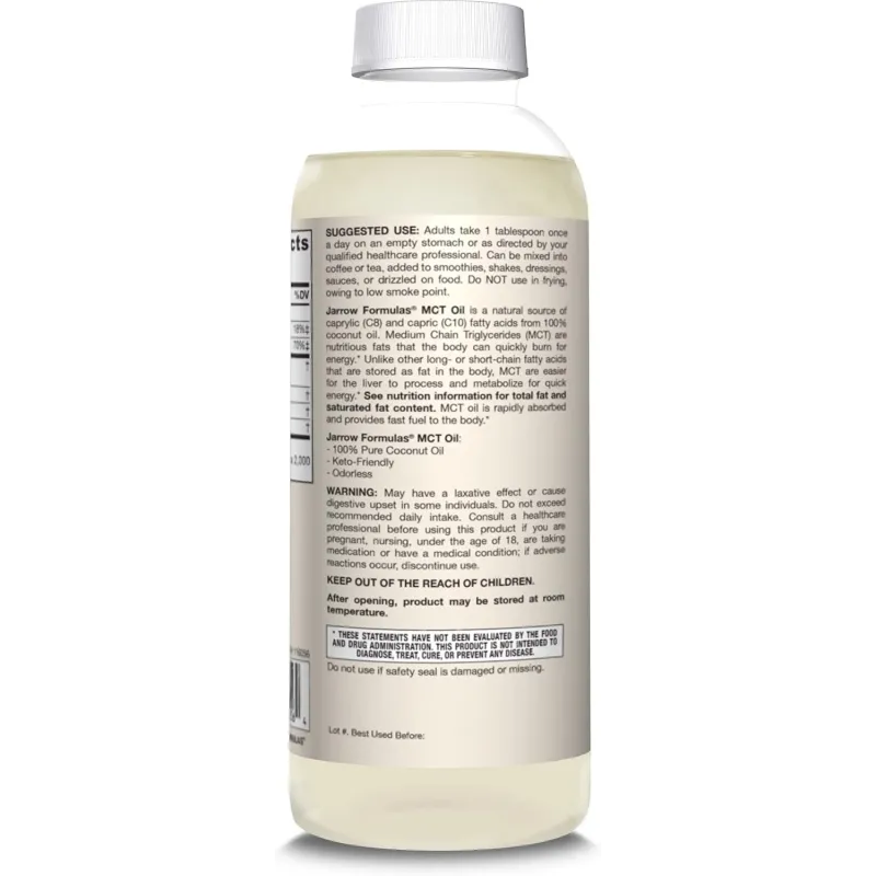 Jarrow Formulas MCT Oil - Средноверижни Триглицериди