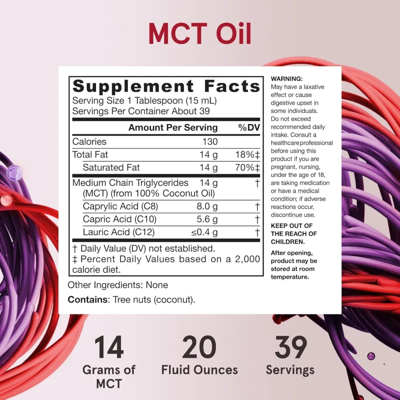 Jarrow Formulas MCT Oil - Средноверижни Триглицериди
