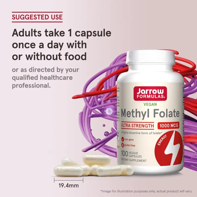 Jarrow Formulas Methyl Folate 1000mcg - Фолат