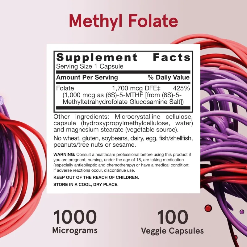 Jarrow Formulas Methyl Folate 1000mcg - Фолат