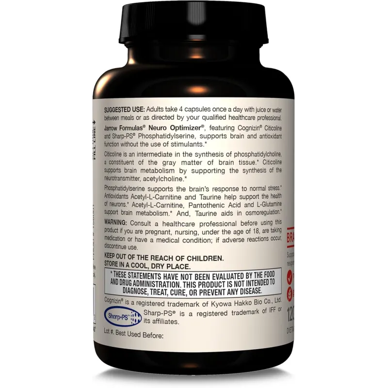 Jarrow Formulas Neuro Optimizer - Формула за Мозъка
