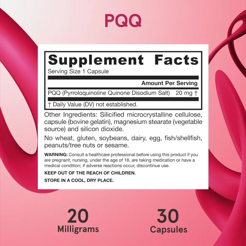Jarrow Formulas PQQ 20mg - Pyrroloquinoline Quinone