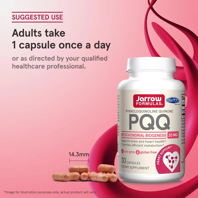 Jarrow Formulas PQQ 20mg - Pyrroloquinoline Quinone