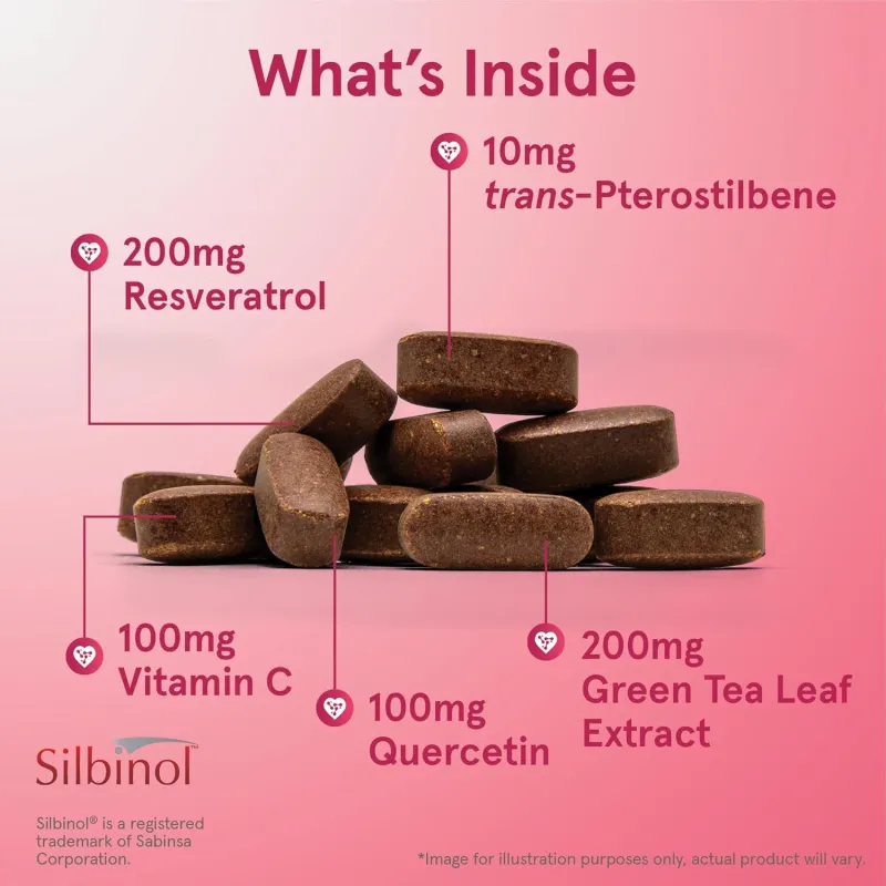 Jarrow Formulas Resveratrol Synergy® 200mg - Ресвератрол