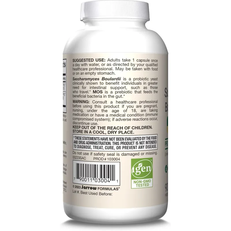 Jarrow Formulas Saccharomyces Boulardii + MOS - Пробиотик