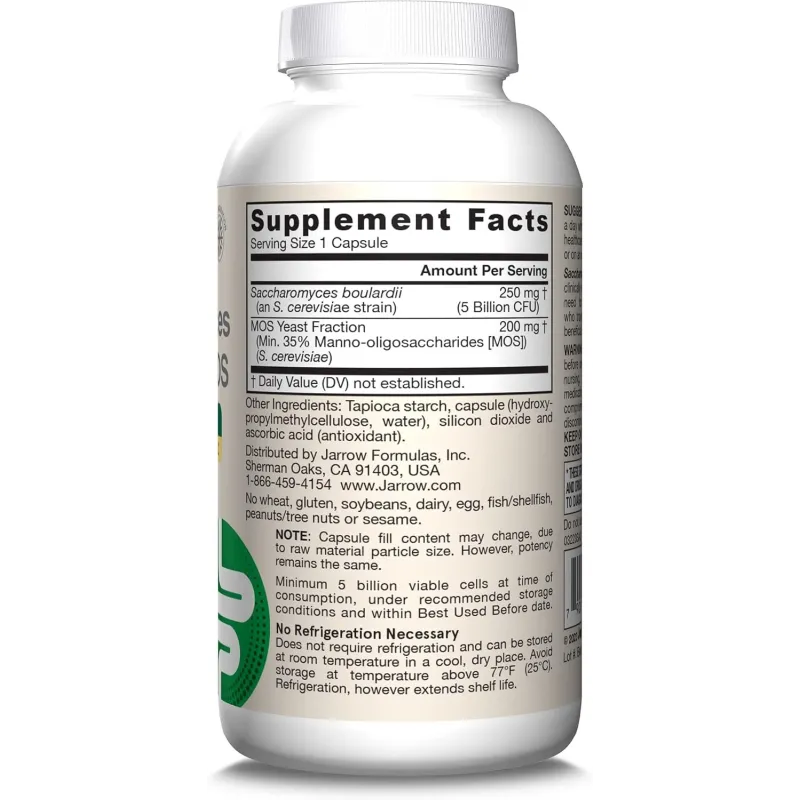 Jarrow Formulas Saccharomyces Boulardii + MOS - Пробиотик